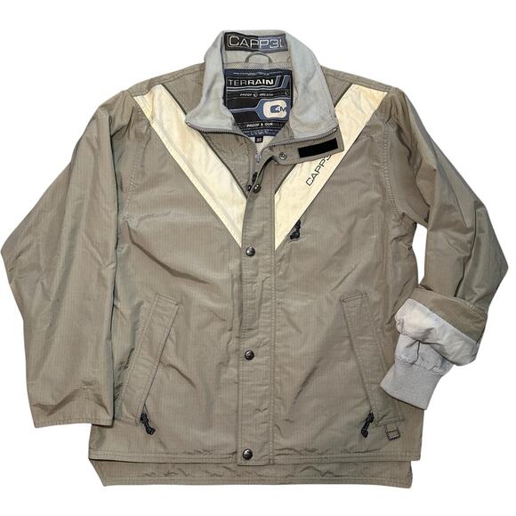 Capp3l Terrain Ride Snowboard Jacket Unisex Size XS Waterproof Breathable Beige - Picture 1 of 15